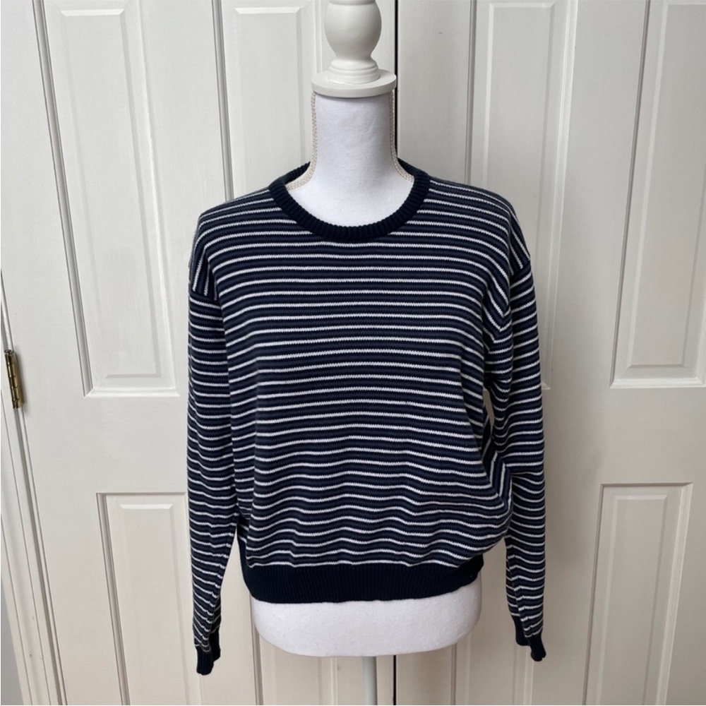 Brandy Melville Striped 100% Cotton Sweater